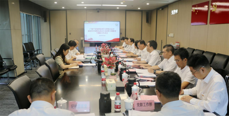 广州cq9电子集团召开学习贯彻习近平新时代中国特色社会主义头脑主题教育专题民主生涯会